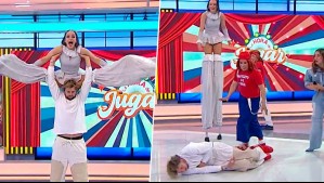 Se llegó a "desmayar": La arriesgada acrobacia con la que sorprendió Joaquín Méndez en La Hora de Jugar