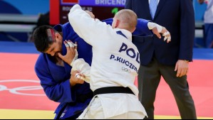 Judoca Thomas Briceño lucha pero queda eliminado en su debut en los Juegos Olímpicos de París 2024