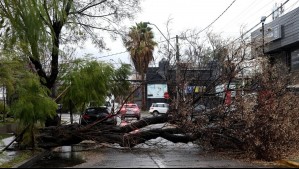 Temporal en zona centro del país: Viento llegó a 124 km/h y rompió récord histórico en Santiago