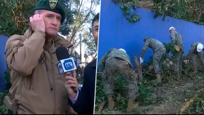 Jefe de Estado Mayor explica las tareas y en qué comunas se desplegaron militares tras cortes de luz