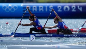 Paula Gómez y María José Mailliard remataron quintas en la semifinal del canotaje C2 de París 2024