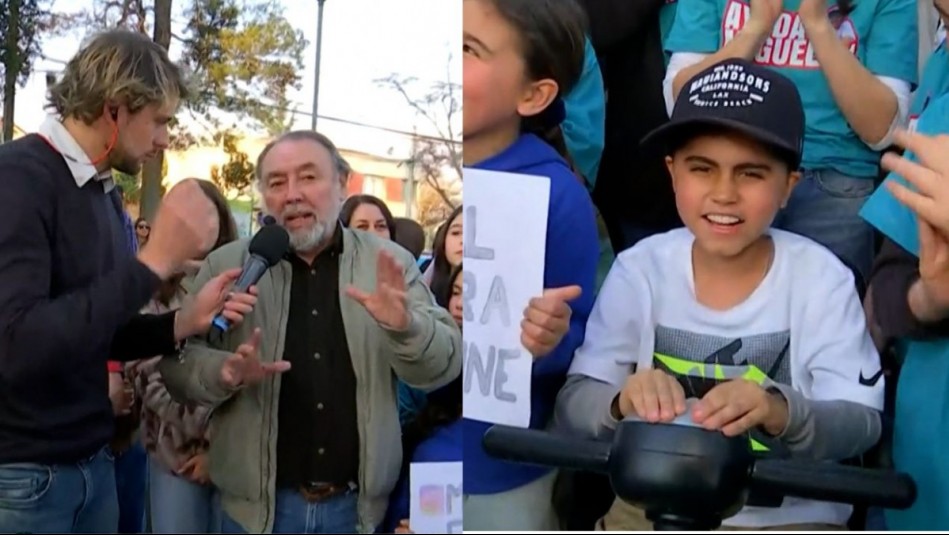 El pequeño lucha contra Duchenne: Don Carter contó graciosos chistes para ayudar a Miguel en De Paseo