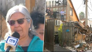 "No tenemos nada": El desgarrador relato de mujer que perdió su casa por incendio provocado tras cortes de luz