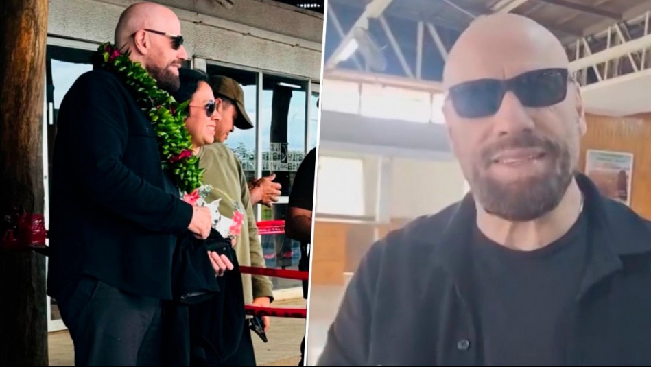 ¿Qué se sabe de la sorpresiva visita de John Travolta a Chile? Actor revolucionó Rapa Nui con su llegada