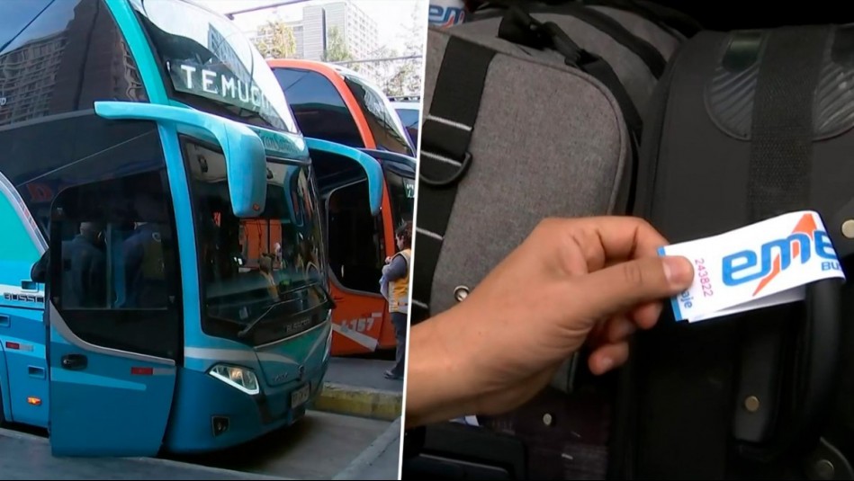 Nueva normativa sobre equipaje en buses interurbanos: Bolsos deberán ser identificados por pasajero y asiento