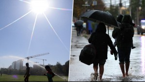 "Golpe de calor" y lluvias: Conoce el prónostico del tiempo para este jueves en Santiago y el resto del país