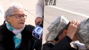 "Siempre voy a recordar este día": El emocionante momento de abuela y su nieto en ensayo de Parada Militar