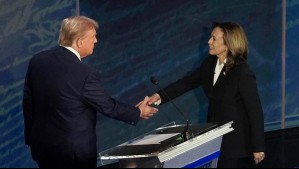 Así fue el tenso saludo entre Kamala Harris y Donald Trump durante primer debate presidencial