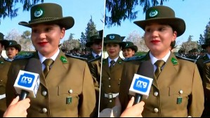 "Siempre fue un sueño": La emotiva historia de alumna de Carabineros que emocionó en Mucho Gusto