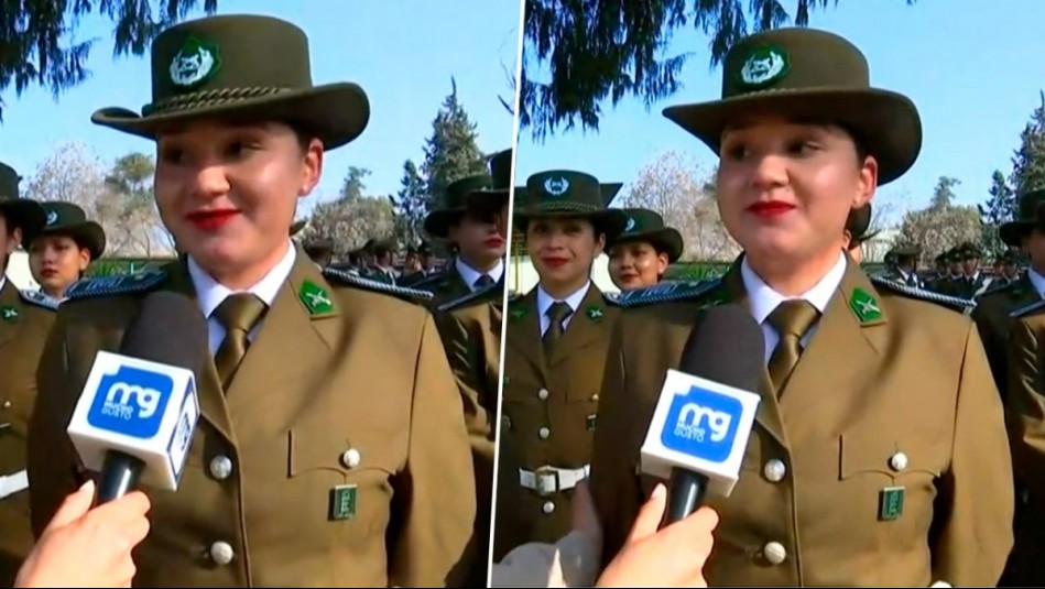 'Siempre fue un sueño': La emotiva historia de alumna de Carabineros que emocionó en Mucho Gusto