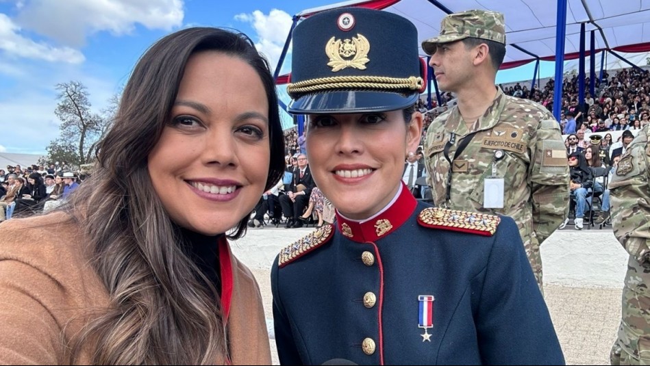 'Emocionante': Periodista de Mega orgullosa por logro de su hermana capitán del Ejército en la Parada Militar