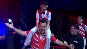 Kurt Carrera se lució con acrobacia en el circo de Los Trompitos en De Paseo