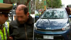 Detienen a hombre que abandonó auto para evitar fiscalización: Tiene órdenes pendientes por hurto y tráfico