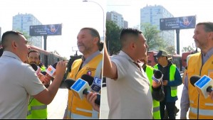 Del llanto a la rabia: Taxista protagoniza tenso momento durante fiscalización en Estación Central