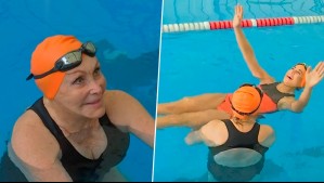 De Paseo: Tita Ureta entrena natación con la destacada Eliana Busch, tetracampeona mundial de 90 años