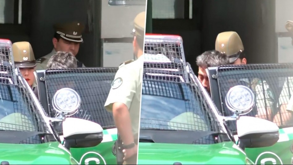Así fue el traslado de Jorge Valdivia al Centro de Justicia para su formalización por presunto delito sexual