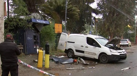 Detonan cajero automático ubicado fuera de consultorio en Pirque: Carabineros detuvo a seis delincuentes