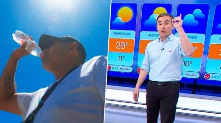 Con máxima de 34 °C: Alejandro Sepúlveda anuncia que podríamos tener récord de calor este lunes en Santiago