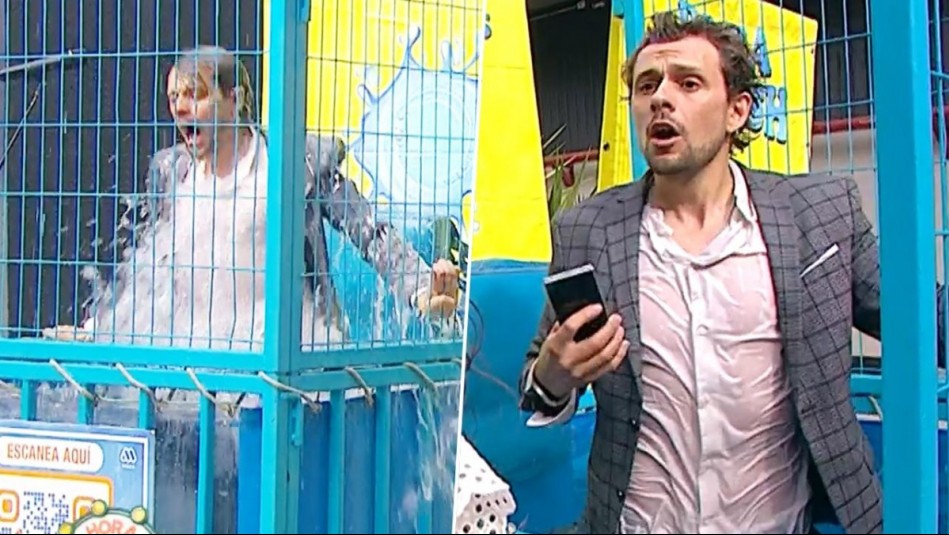 '¿Quién le va a achuntar?': Joaquín Méndez es arrojado al agua en divertido desafío de La Hora de Jugar