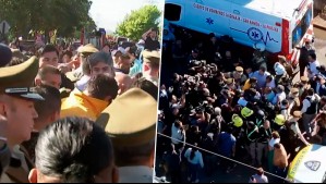 "Da la cara, hue...": El tenso momento de Rodolfo Carter con vecinos del Campamento Dignidad durante incendio