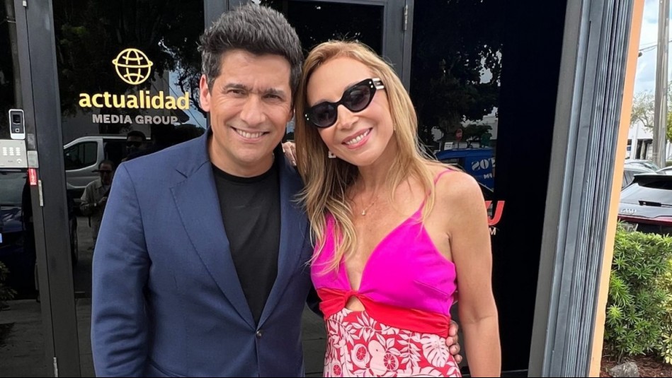 Karen Doggenweiler y Rafa Araneda se lucen en el comienzo de la gira promocional del Festival de Viña en Miami