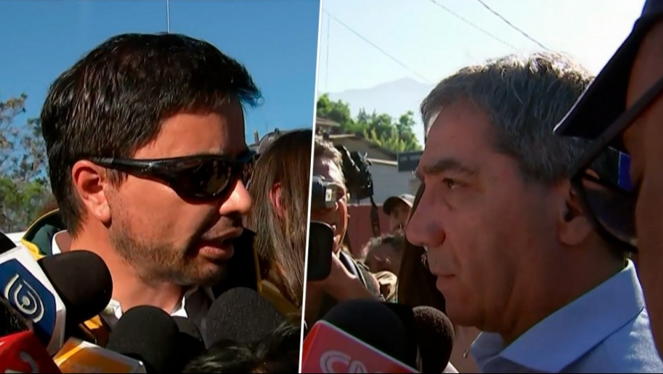 'Hazte cargo': El tenso cruce entre el alcalde Carter y delegado Durán por incendio en Campamento Dignidad