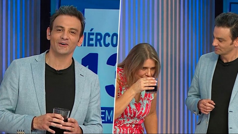 'Déjame olerlo': La divertida aclaración que tuvo que hacer Gonzalo Ramírez por el líquido de un vaso en MG