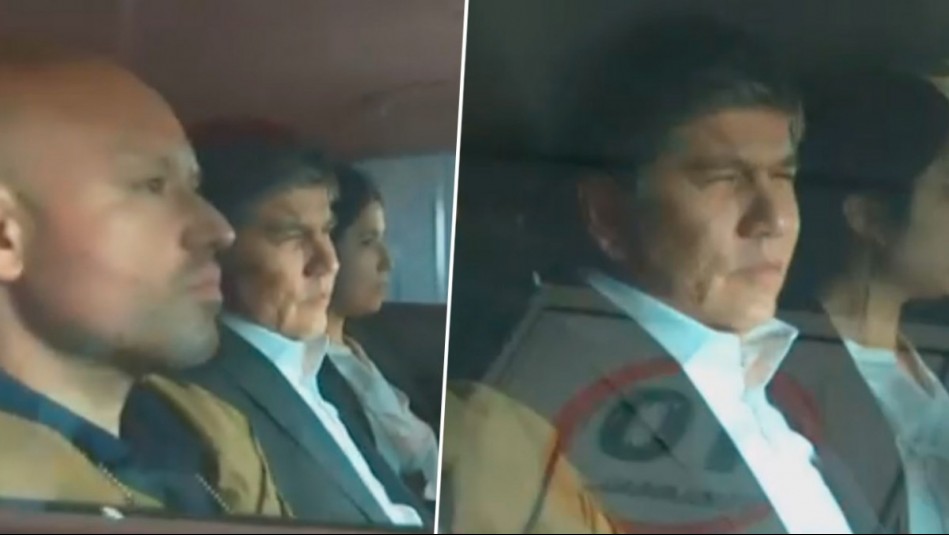 Escoltado por la PDI: Así fue la salida de Manuel Monsalve tras ser detenido por denuncia de violación