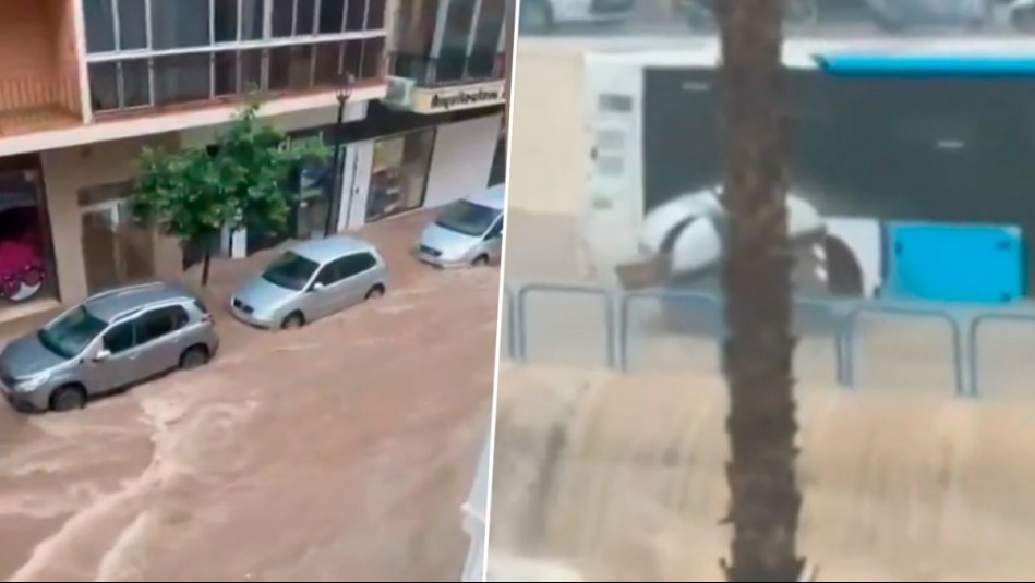 Las impresionantes imágenes de las inundaciones por la DANA que azota a Málaga en España