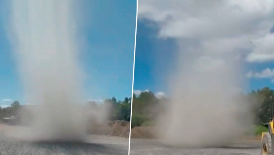Video muestra enorme 'remolino del diablo' en La Araucanía: ¿Qué es y cómo se produce este fenómeno?
