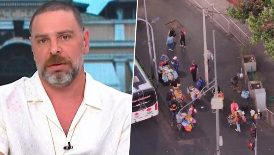 'Es una asquerosidad': José Antonio Neme indignado por cocinerías y comercio ambulante en sector de Mapocho