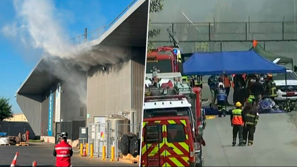 Se derramaron 12.500 litros de combustibles y diluyentes: Emergencia química en fábrica en Pudahuel