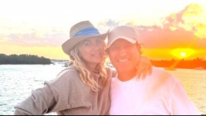 María Alberó hace gala de su look más parisino junto a Iván Zamorano en la Galería Dior de Francia