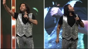 Lo pilló en pleno show: Video muestra la reacción de Felipe Avello ante intenso temblor