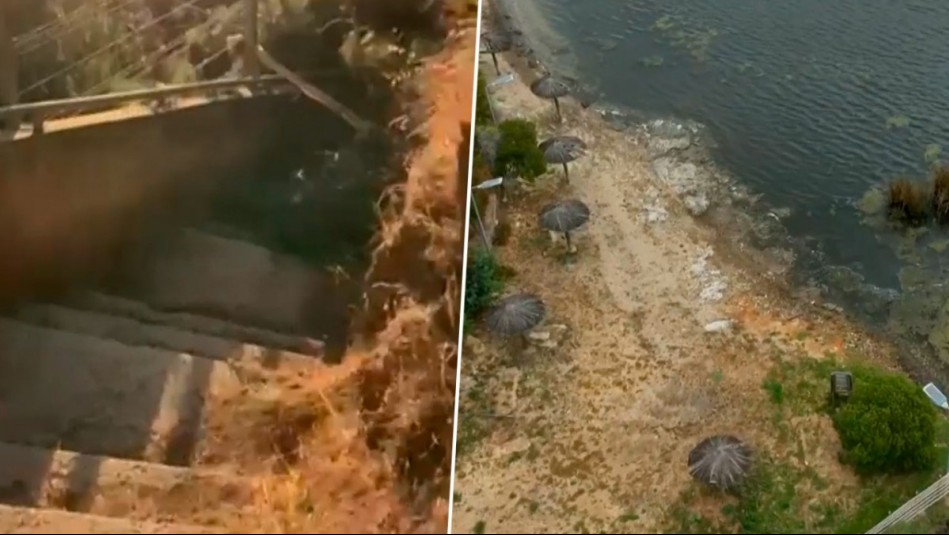 Vecinos denuncian por acceso a playas de lago Vichuquén: Escalera en mal estado y solo 150 metros de ribera