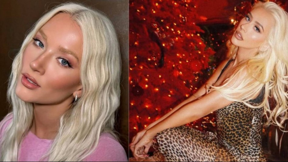 '¿Christina Aguilera, eres tú?': Comparan a Vesta Lugg por este look y se gana los elogios de sus fans