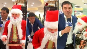 "¡Decapitaste a Santa!": Roberto Saa protagoniza divertido chascarro tras botar Viejito Pascuero en mall chino