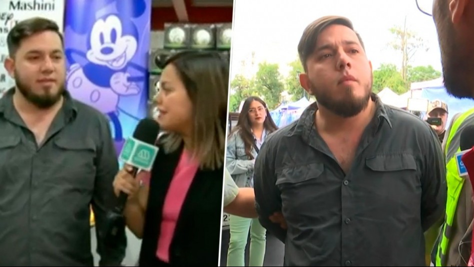 De ser entrevistado en Mega a detenido: Comerciante sorprendido con presuntos productos falsos de Arturo Vidal