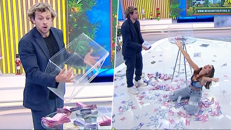 El chascarro de Tita Ureta y Joaquín Méndez que terminó en lluvia de billetes en La Hora de Jugar