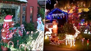 La espectacular decoración navideña de pasaje en Talcahuano: Vecinos adornan desde los patios hasta los techos