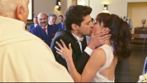 A pesar de desaparecer a último minuto: Pelluco contrae matrimonio con Fernanda en Nuevo Amores de Mercado