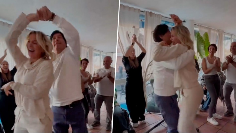 Sacaron los pasos prohibidos: María Alberó e Iván Zamorano sorprenden en Madrid con su baile de Año Nuevo