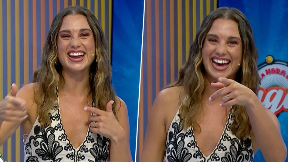 'Titaneke' aterrizó en La Hora de Jugar: Tita Ureta se lució con idéntica imitación a Marcianeke