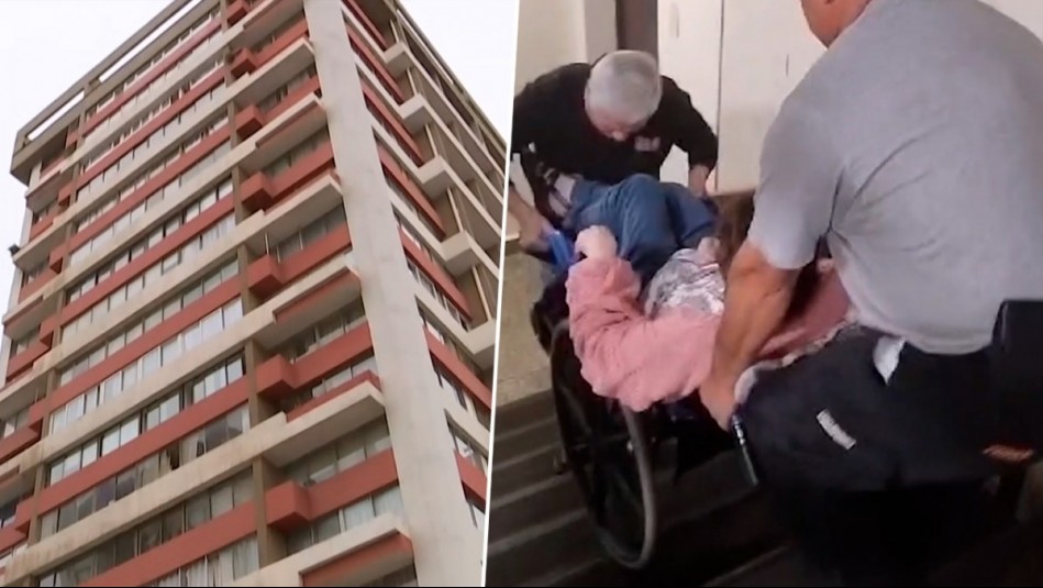 Edificio de 22 pisos en Viña lleva semanas sin ascensores: Adultos mayores no pueden salir de departamentos