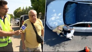 No se quería bajar de su auto tras ser sorprendido con la revisión técnica vencida: Llegó su padre y lo 'retó'