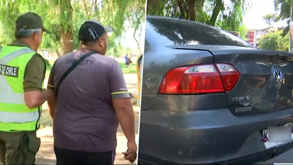 Con permiso de circulación falso y sin licencia: Auto tenía $10 millones en multas y conductor fue detenido