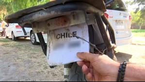 Detienen a motociclista por circular con patente de papel plastificada: No tenía documentos ni licencia
