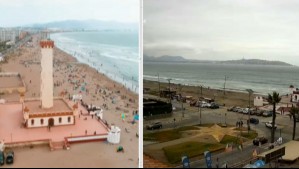 Impactantes imágenes muestran el retroceso de icónica playa de La Serena: Ahora está repleta de piedras