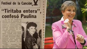 'Me empezaron a temblar las cañuelas': Paulina Nin revela el por qué de sus nervios en su debut en Viña 1983