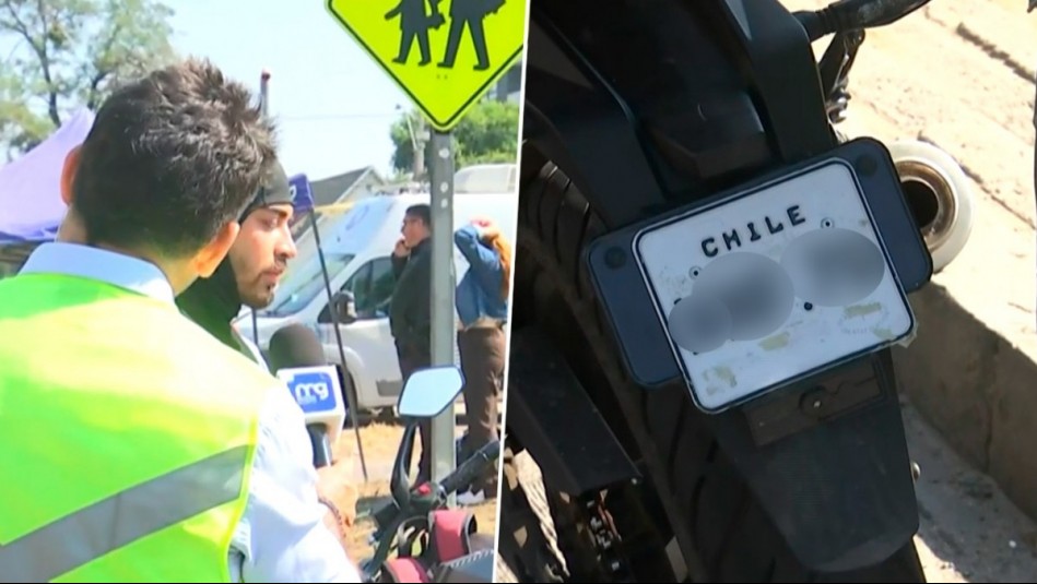 Motorista ocultó patente con papel y lo sacaron de circulación: Dijo que era para no pagar el TAG